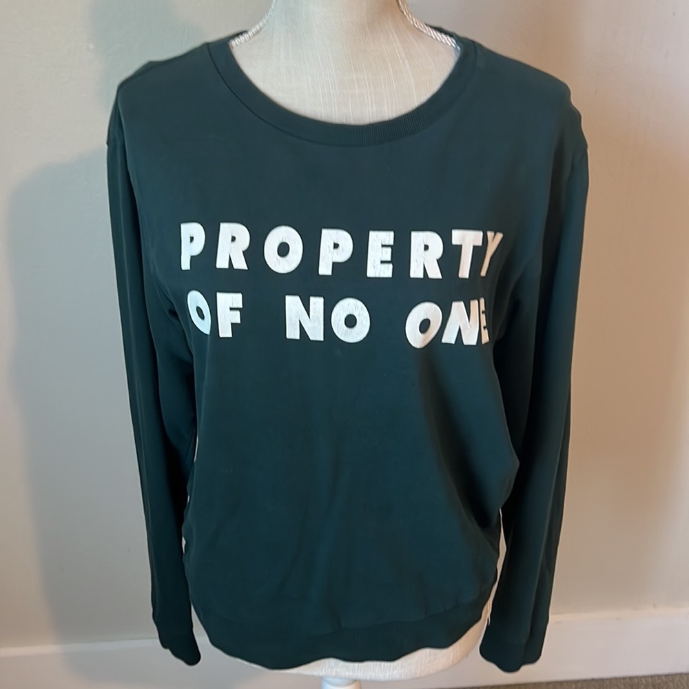 H&M Divided green longsleeve. Property of No One.  Size M